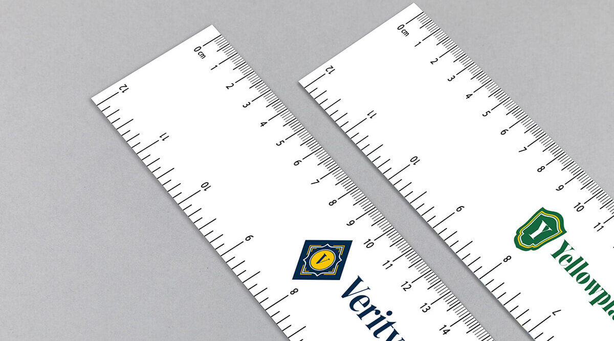 Ruler with School Logo